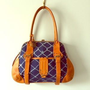 {anthro} Margot Rope Print Satchel
